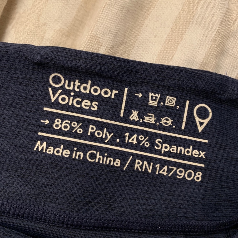 outdoor voices warmup leggings size L